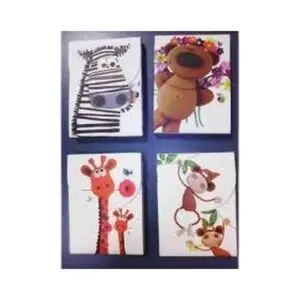 LIBRETA OSO, ZEBRA, MONO SURTIDA