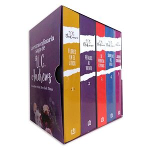 PAQUETE V.C ANDREWS: FLORES EN EL ATICO/ PETALOS AL VIENTO/ SI HUBIERA ESPINAS/ SEMILLAS DEL AYER/ JARDIN SOMBRIO