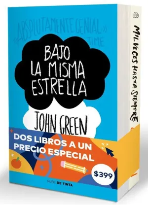 PAQUETE JOHN GREEN (BAJO LA MISMA ESTRELLA, MIL VESES HASTA SIEMPRE)