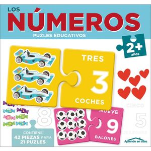APRENDO EN CASA PUZZLE EDUCATIVO 2PZ NUMEROS CPU015-2