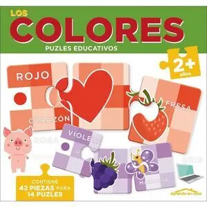 APRENDO EN CASA PUZZLE EDUCATIVO 2PZ COLORES CPU016-2