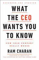 WHAT THE CEO WANTS YOU TO KNOW
