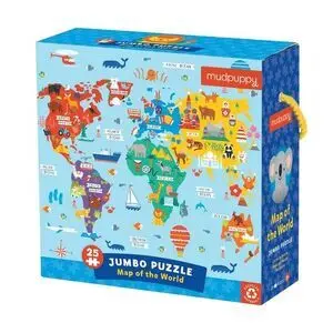 MAP OF THE WORLD JUMBO PUZZLE