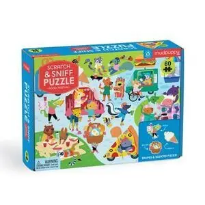 FOOD FESTIVAL 60 PIECE SCRATCH AND SNIFF PUZZLE