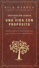INSPIRACION DIARIA PARA UNA VIDA CON PROPOSITO (TAPA DURA)