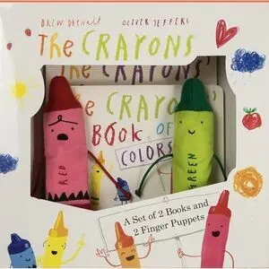 THE CRAYONS: A SET OF BOOKS AND FINGER PUPPETS