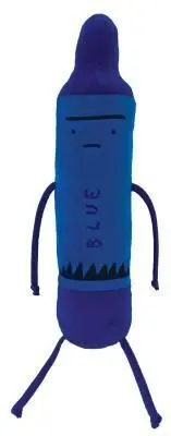 THE DAY THE CRAYONS QUIT BLUE 12 PLUSH ( DAY THE CRAYONS QUIT )