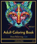 ADULT COLORING BOOK: STRESS RELIEVING CATS