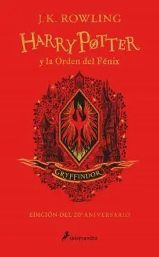 HARRY POTTER 5: LA ORDEN DEL FENIX (EDICION GRYFFINDOR DEL 20º ANIVERSARIO)