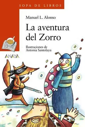 SOPA DE LIBROS ROJO: LA AVENTURA DEL ZORRO