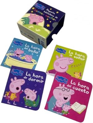 PEPPA PIG. LIBRO JUGUETE - PEQUEÑA BIBLIOTECA DE BUENAS NOCHES