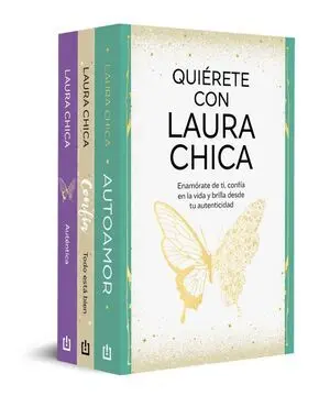 PACK QUIERETE CON LAURA CHICA (CONTIENE: AUTOAMOR  CONFÍA. TODO ESTÁ BIEN  AUT