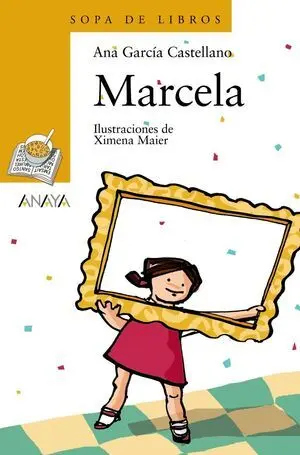 * SOPA DE LIBROS AMARILLO: MARCELA