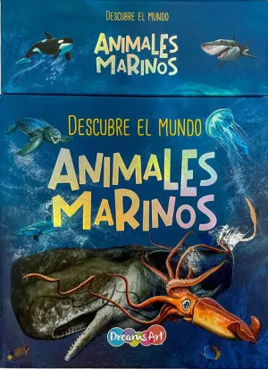 ANIMALES MARINOS LIBRO Y 40 TARJETAS