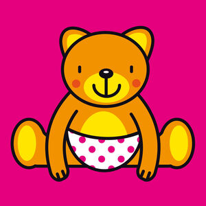 * MI PRIMER LIBRO PARA EL COCHECITO (TELA) - ROSA