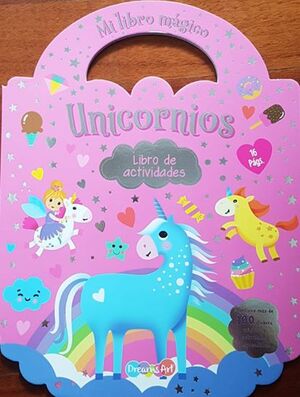 LIBRO MAGICO CON STICKERS  UNICORNIOS BCMAG0091