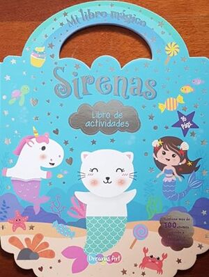 LIBRO MAGICO CON STICKERS  SIRENAS BCMAG0091