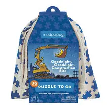 GOODNIGHT, GOODNIGHT, CONSTRUCTION SITE PUZZLE TO GO