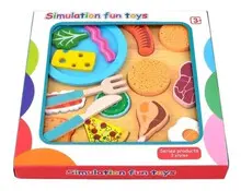 SIMULATION FUN TOYS COMIDA MADERA