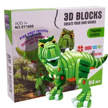 3D BLOCKS DINOSAURIO