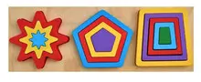 ROMPECABEZAS MADERA FIGURAS COLORES 11X30 20915-34