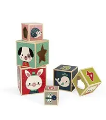 PIRAMIDE DE 6 CUBOS BABY FOREST