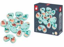 JUEGO MEMORIA DINOSAURIOS MADERA